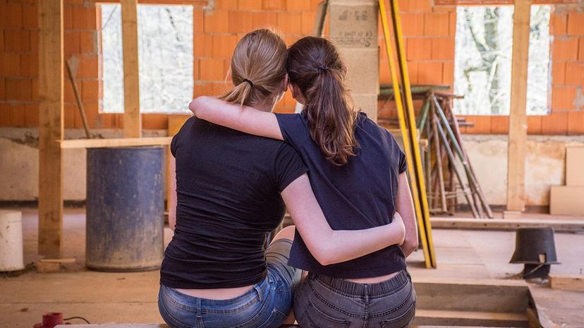 Girlfriends Hug
