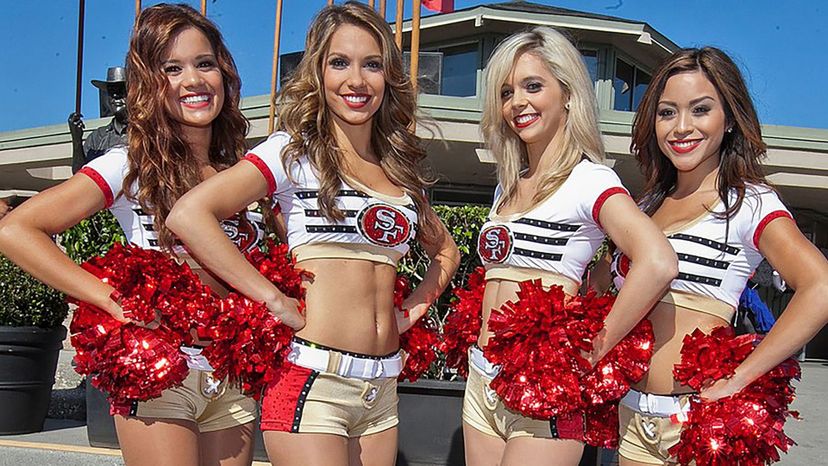 Seattle Seahawks Sea Gals vs. 49ers Gold Rush cheerleaders