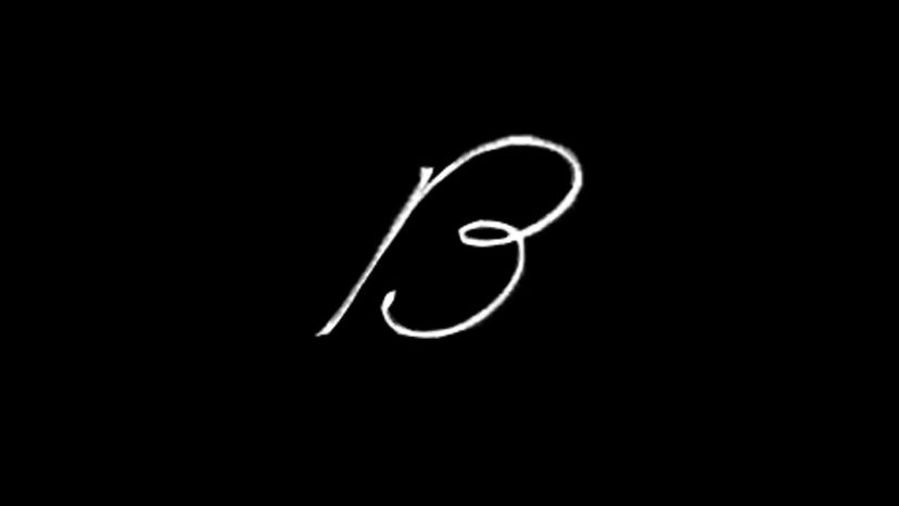 cursive capital b