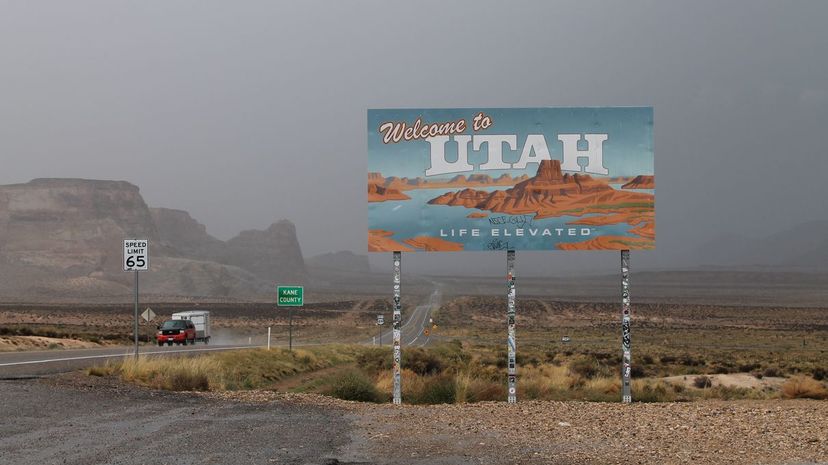 Utah border
