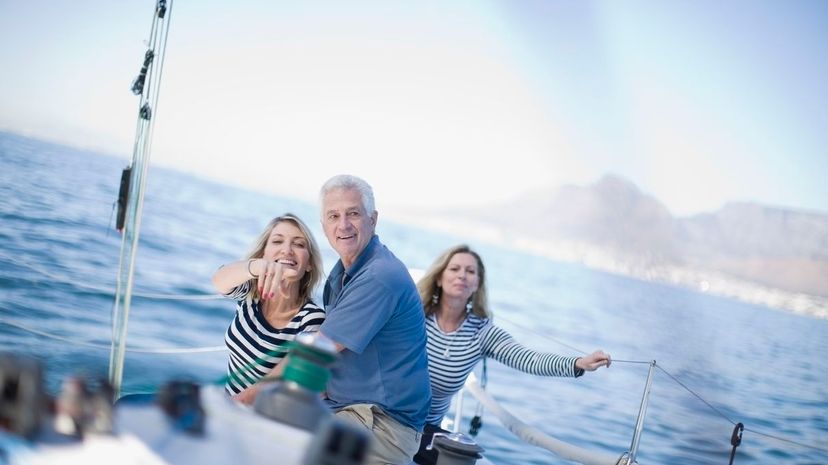 people sitting together on boat