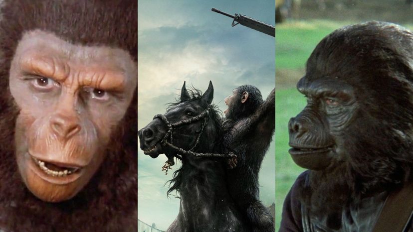 83% of people can't differentiate every Planet of the Apes movie from just one image. Can you?