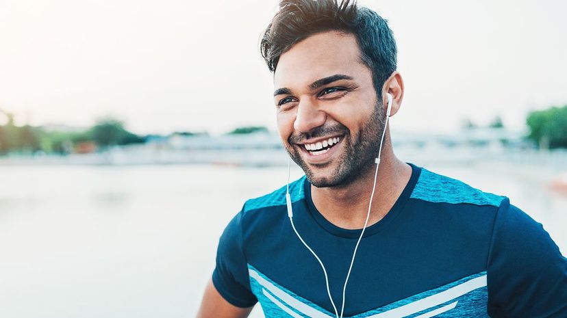 Man with headphones