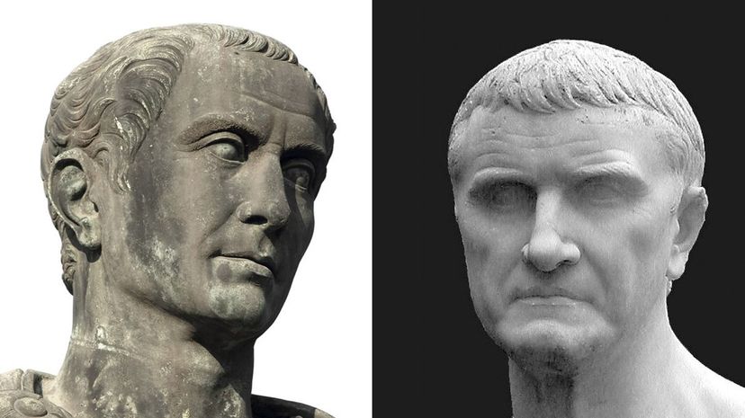 Julius Caesar and Marcus Crassus