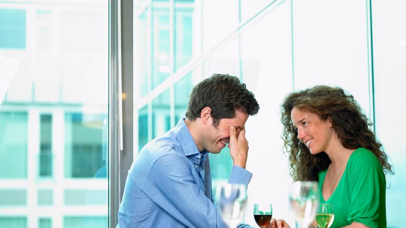 Couple Holding Hands on Date