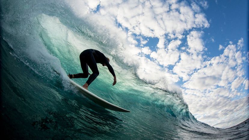 Man surfing in Australia