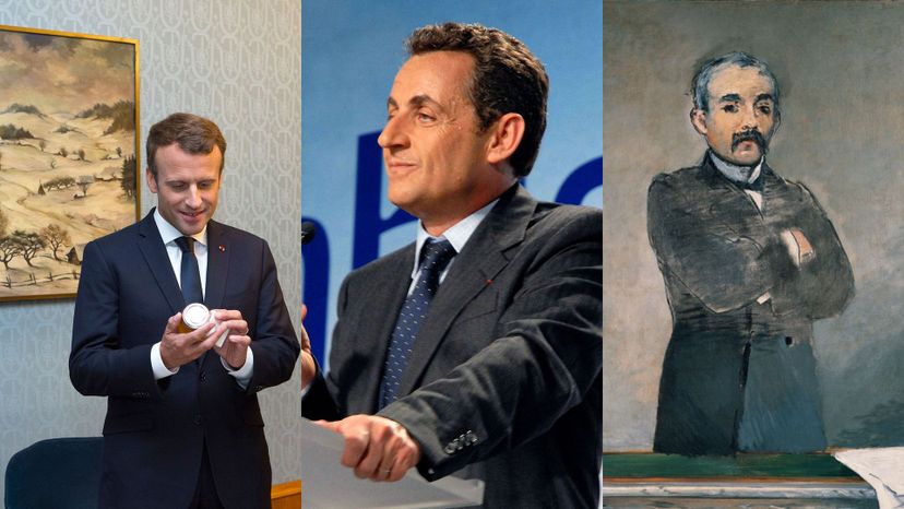 Emmanuel Macron, Nicolas Sarkozy, and Georges Clemenceau