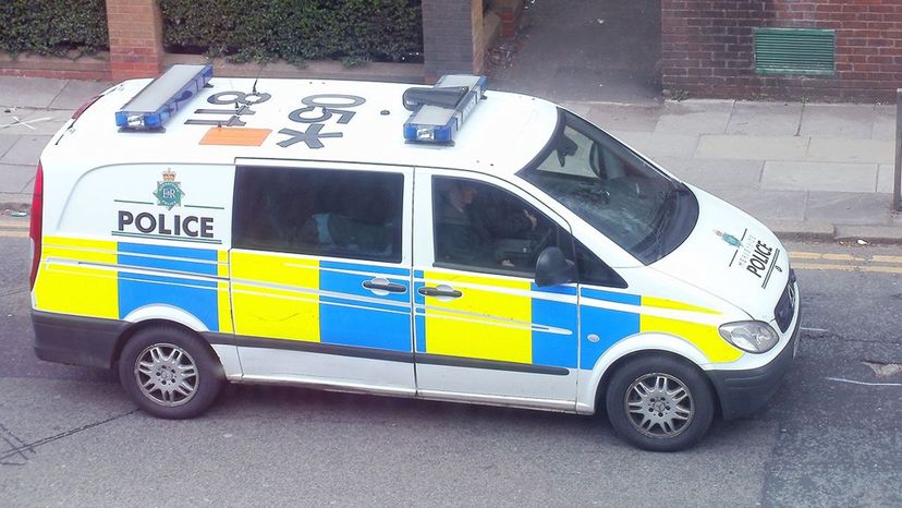 Police van paddy wagon
