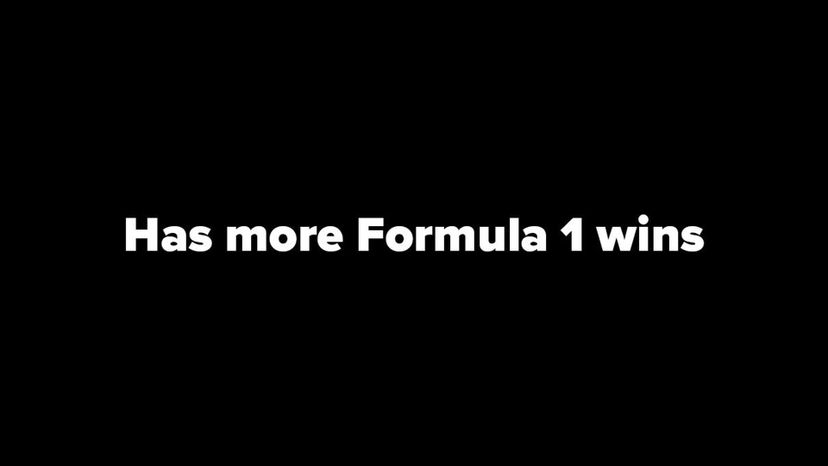 has more Formula 1 wins