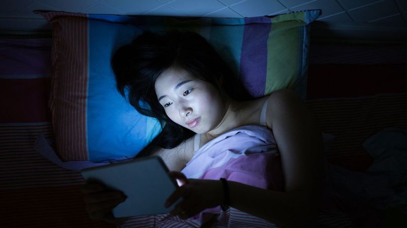 Using Tablet in Bed
