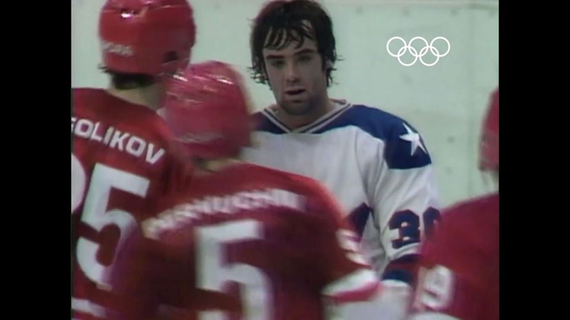 USA hockey team defeats Soviet Juggernaut