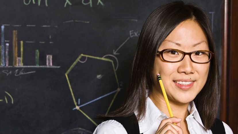 38 Sharp smart woman with glasses