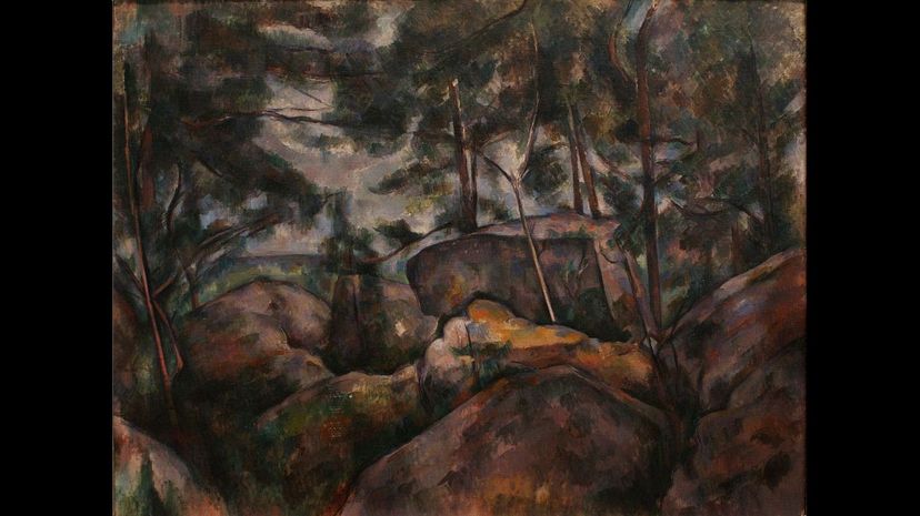 Rocks in the Forest Cezanne