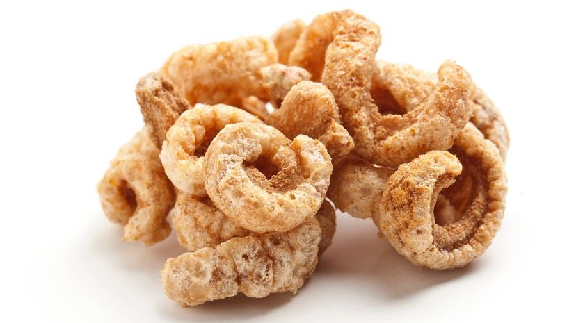Pork rinds, oreilles de crisse