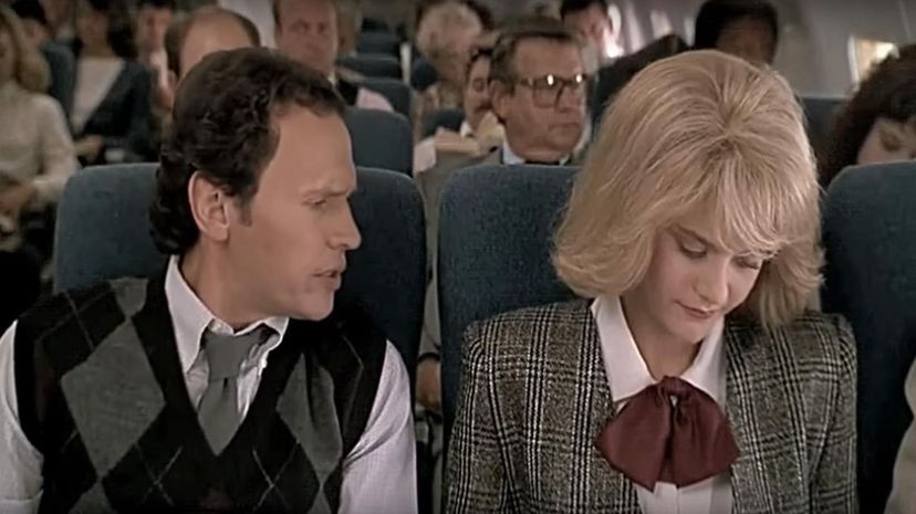 Harry and Sally on plane