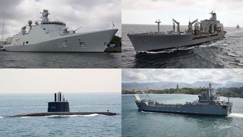 Can You Name the Function of These Military Ships?