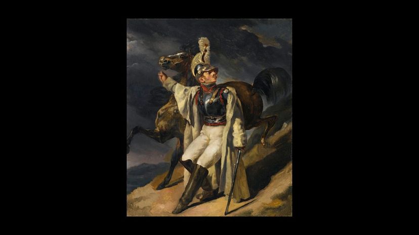 Wounded Cuirassier by TheÌodore GeÌricault