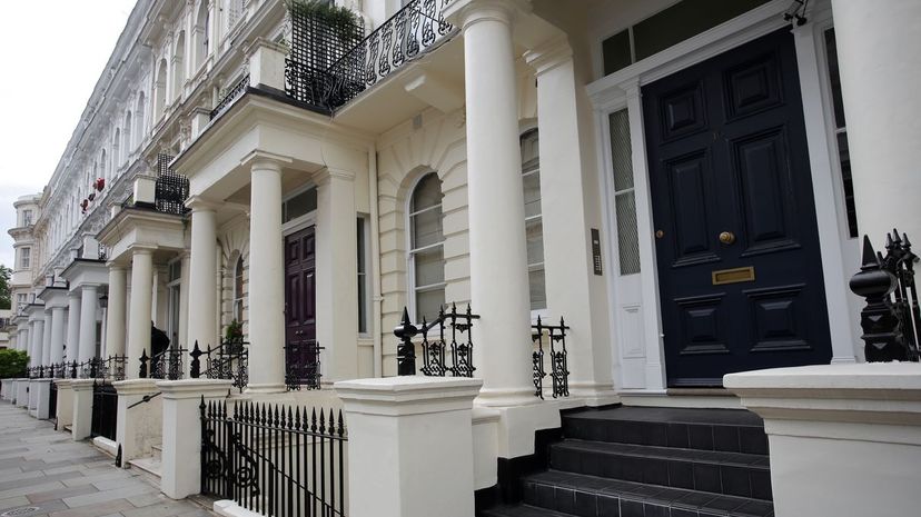 Beautiful townhouses Notting Hill, London