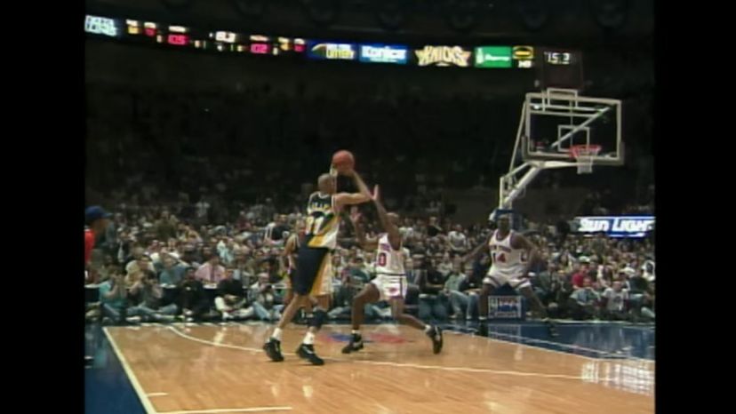 Reggie Miller (Game 1 of the 1995 Eastern Conference Semifinals)  