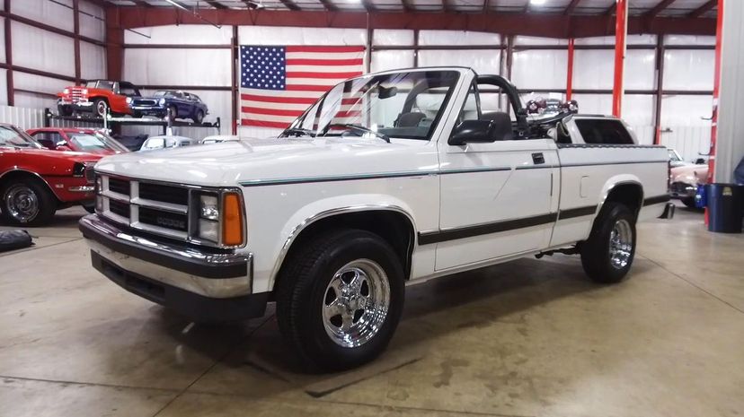 13 - 1990 Dodge Dakota Convertible White