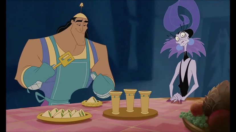 Spinach puffs from the Emperor's New Groove