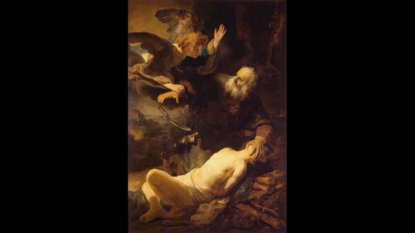 The Sacrifice of Isaac/Rembrandt