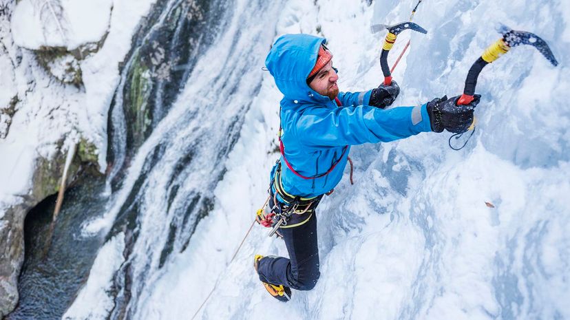 25 Ice climbing