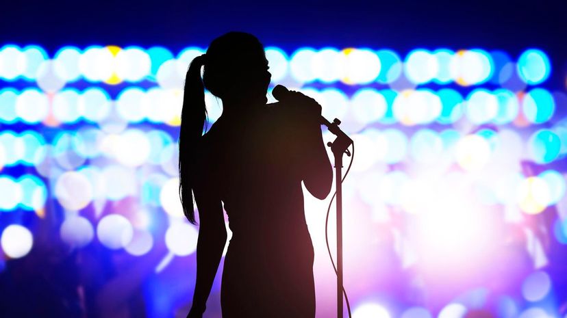 17 -  woman singing stage