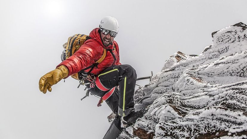 Man climbing