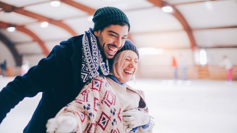 Couple Ice Skating