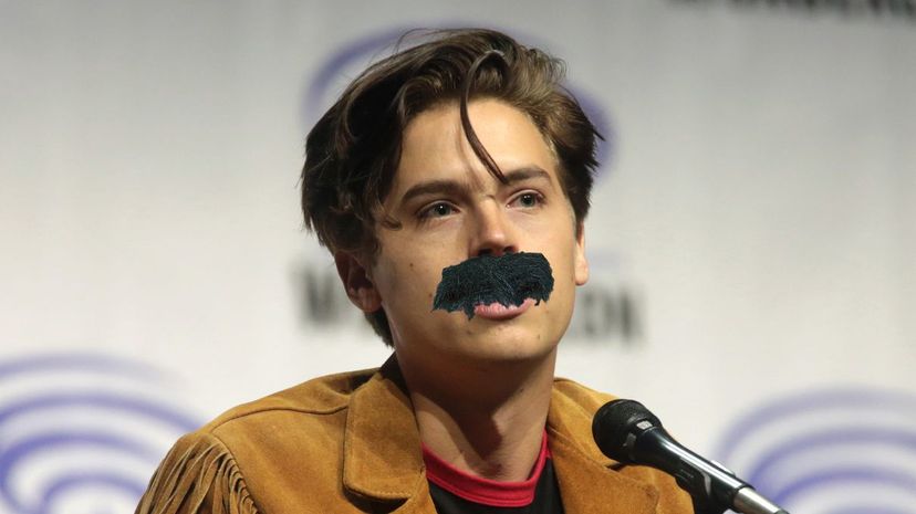 Cole Sprouse mustache