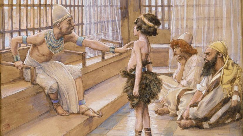 Joseph as slave in Egypt