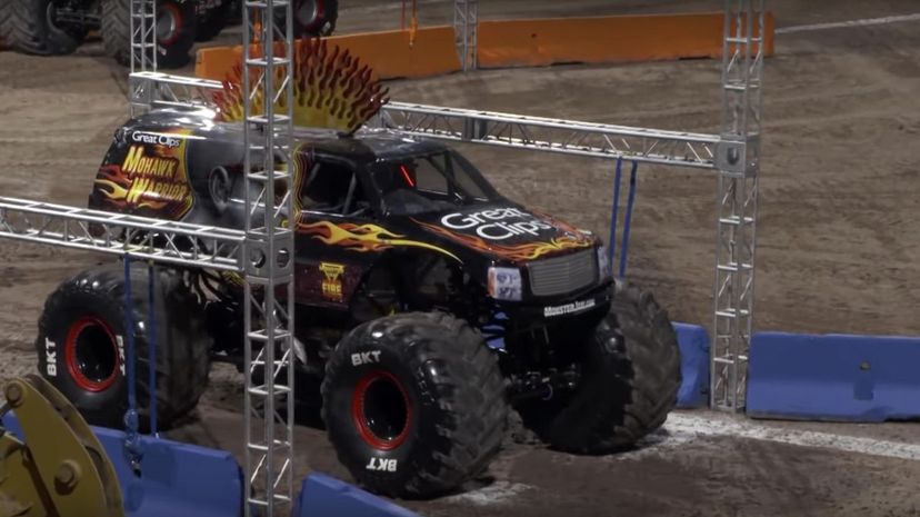 Monster truck ready to go