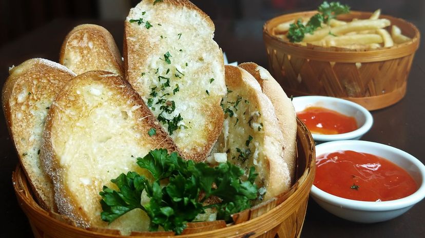 12 Garlic bread