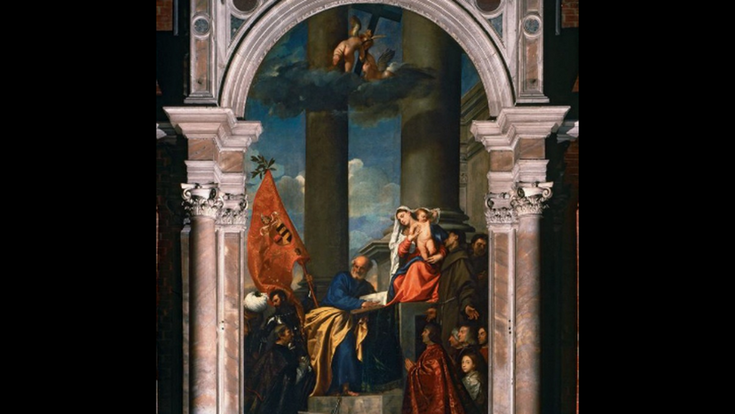 Pesaro maddona by Titian
