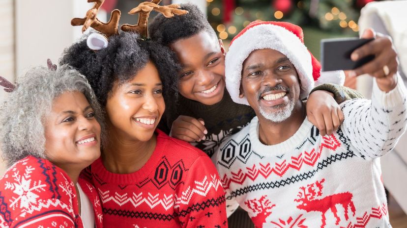 Family Selfie Ugly Christmas Sweaters