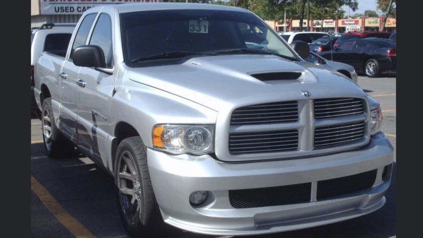 The 2004 Dodge Ram SRT-10 featured a horsepower of 250.