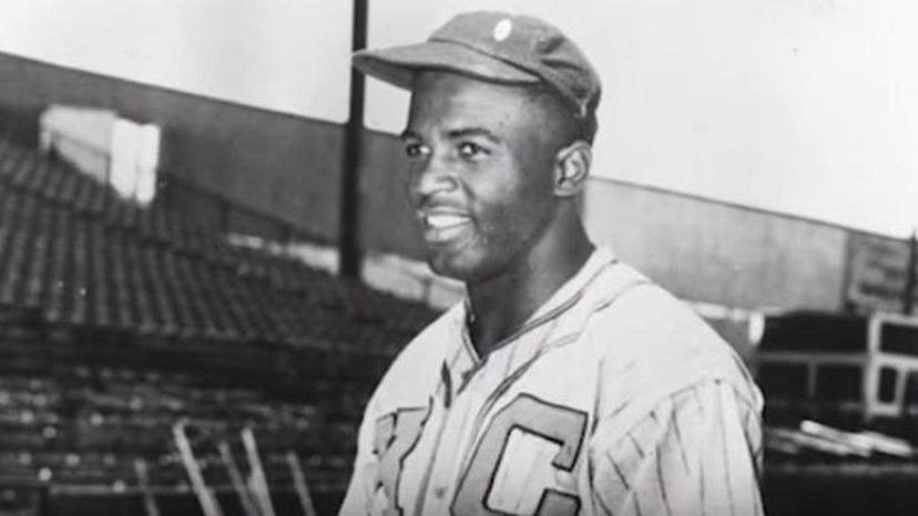 Jackie Robinson breaks color barrier