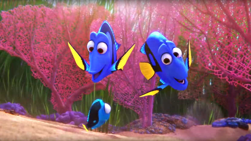 Little Dory and her parents
