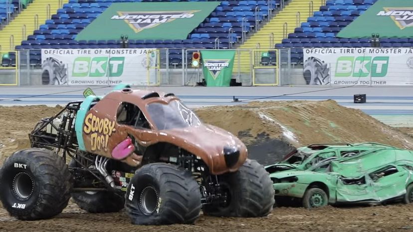 Monster Jam crushed cars