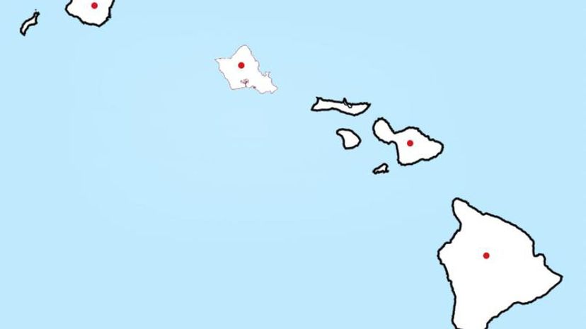 Map of Hawaii