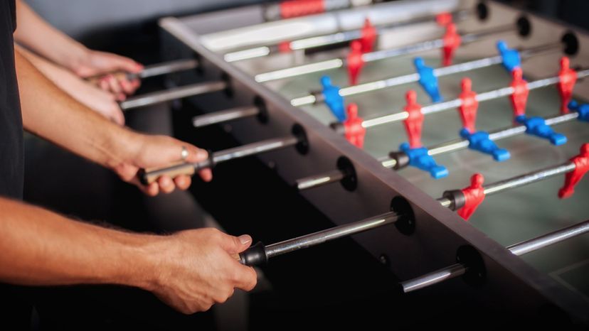 Fooseball table