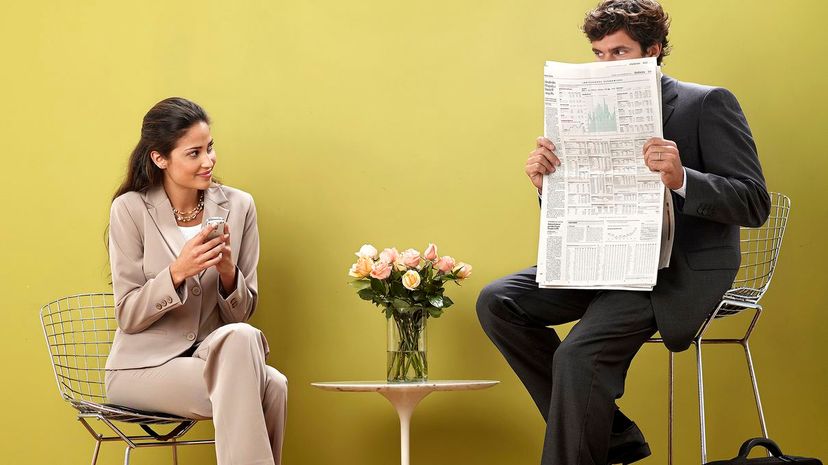 28 Shy people flirting