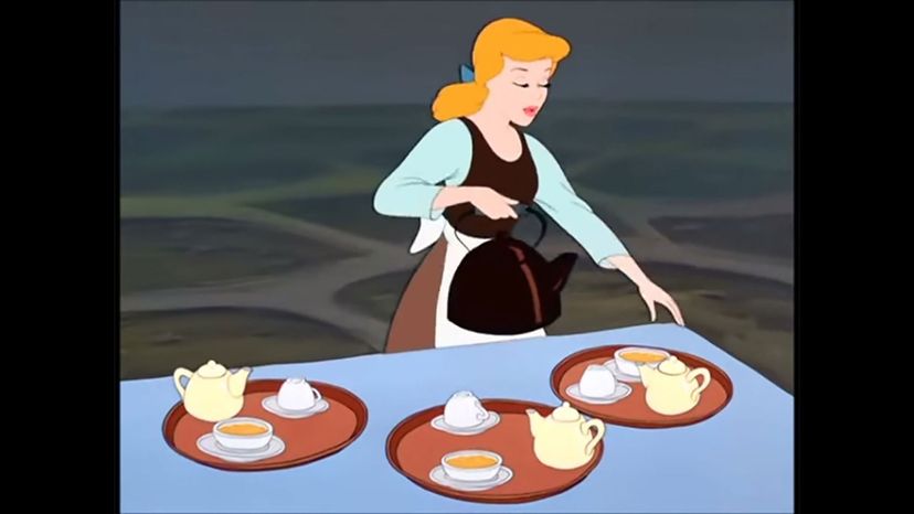 Tea and porridge form Cinderella