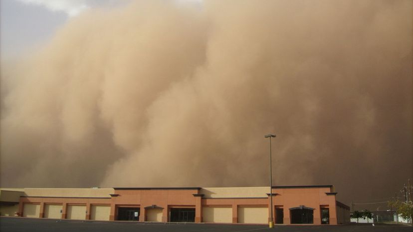 Q 24 Dust storm