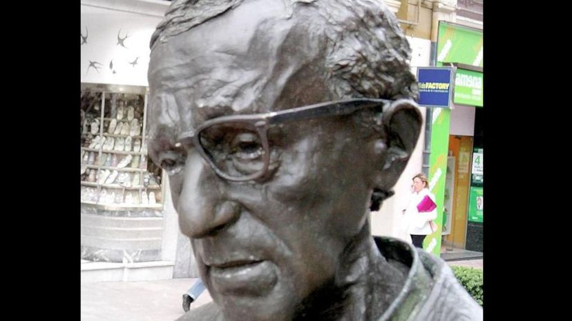 Woody Allen statue