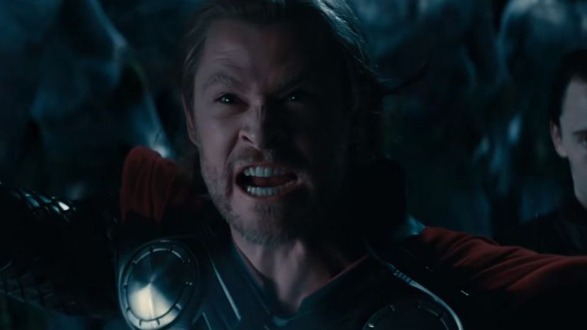 Thor yelling at his father