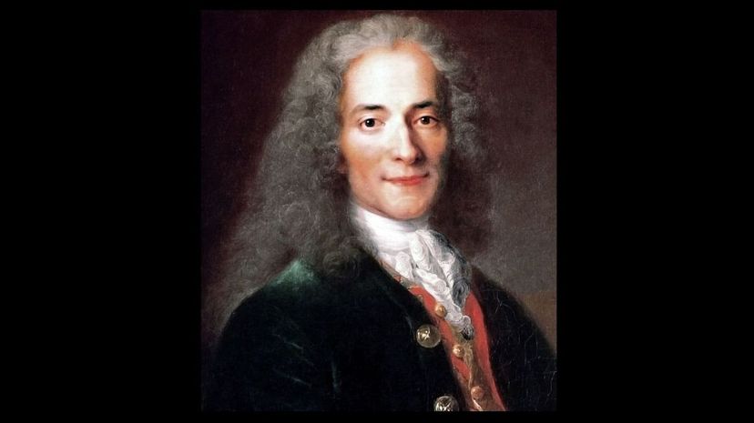 Portrait of Voltaire by Nicolas de Largilliere
