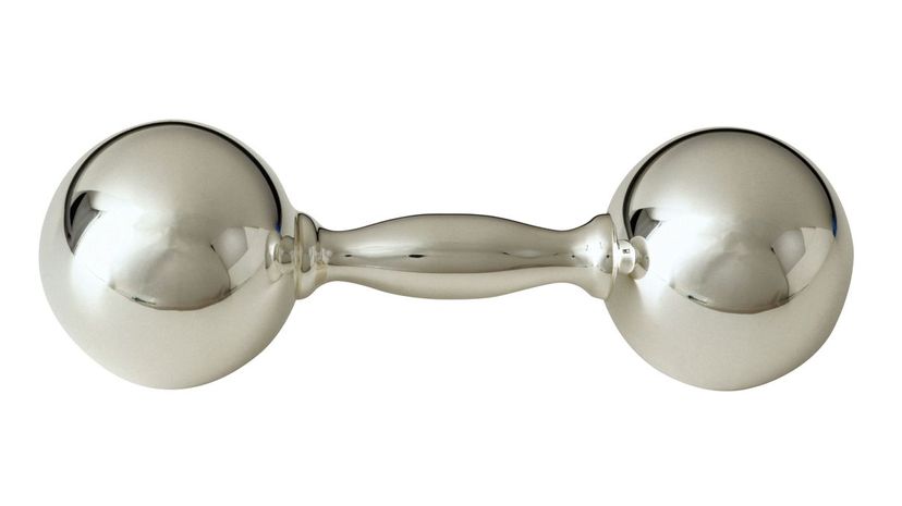 24 - Tiffany &amp; Co. silver rattle