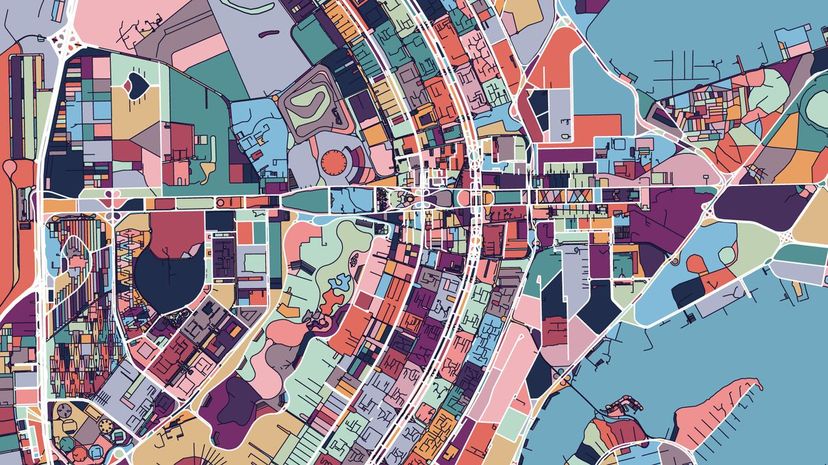 Can You Identify 40 Cities by Their Shape?